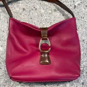 Dooney and Bourke Pink Leather Crossbody
